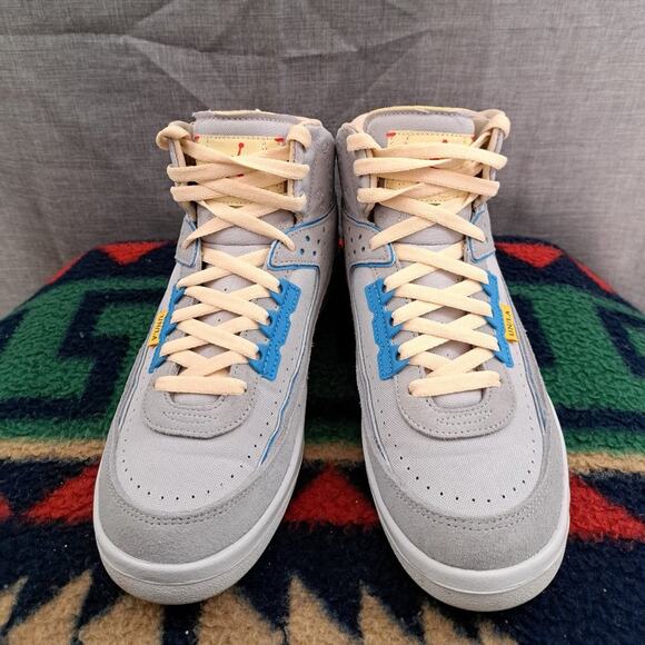%Nike Air Jordan 2 Retro Union LA Grey Fog DN3802-001 Size 7.5 AJ15 main image 9